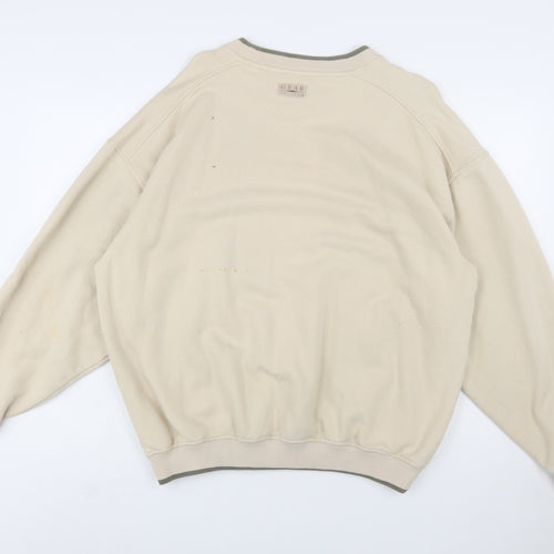 Gear For Sports Men's Beige XL Crew Neck Pullover Sweatshirt