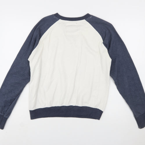 Irish Connexxion Women's Blue & White Dublin Pullover Sweatshirt M