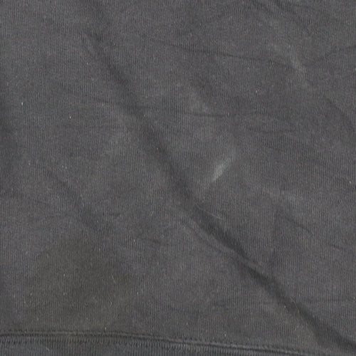 Champion Women's Black Small Pullover Sweatshirt with Logo Detail