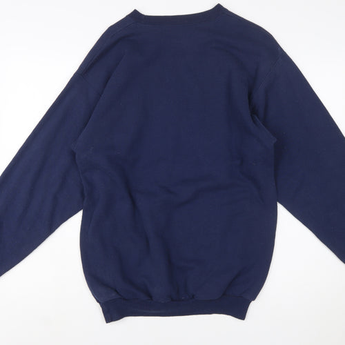 Disneyland Hanes Women's Navy Sweatshirt Medium 2013 Mickey Design