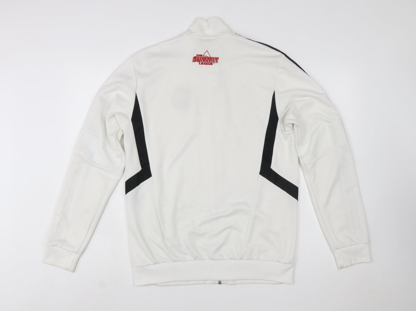 Adidas Men's White Full Zip Sweatshirt Size M Sports Jacket