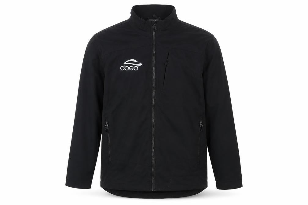Front view of Champion Men’s Black XL Softshell Full Zip Jacket Windproof