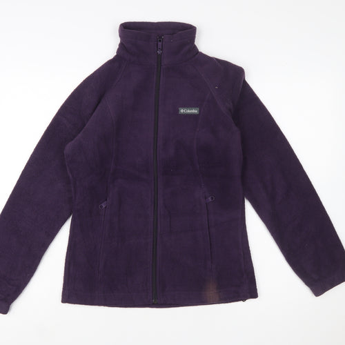 Columbia Women's Purple Fleece Full Zip Jacket Size S Outdoor Casual