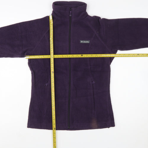 Columbia Women's Purple Fleece Full Zip Jacket Size S Outdoor Casual