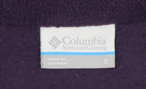 Columbia Women's Purple Fleece Full Zip Jacket Size S Outdoor Casual