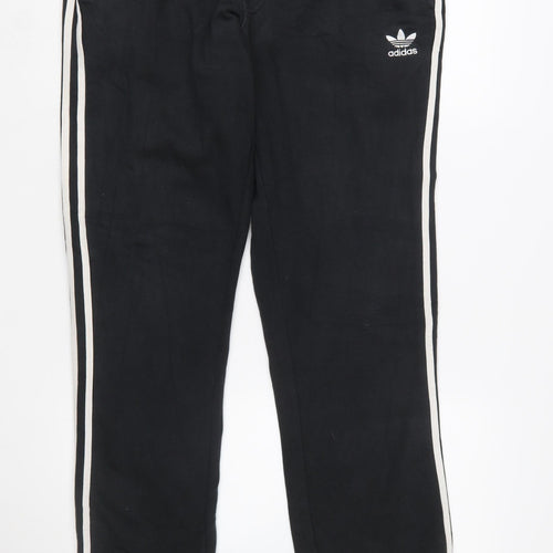 Adidas Men's Black Jogger Trousers M Retro Stripe Casual