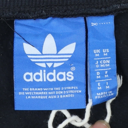 Adidas Men's Black Jogger Trousers M Retro Stripe Casual