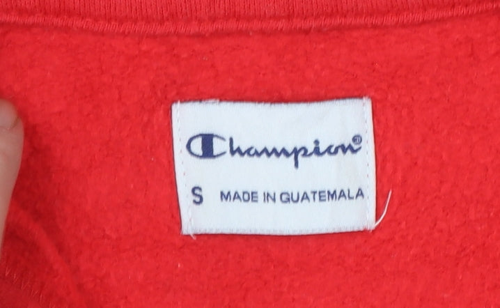 Champion Women's Red Pullover Hoodie Small UT-River Falls Falcons