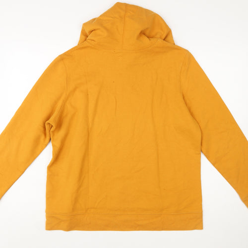 GAP Womens Mustard Yellow XL Pullover Hoodie Cotton Blend