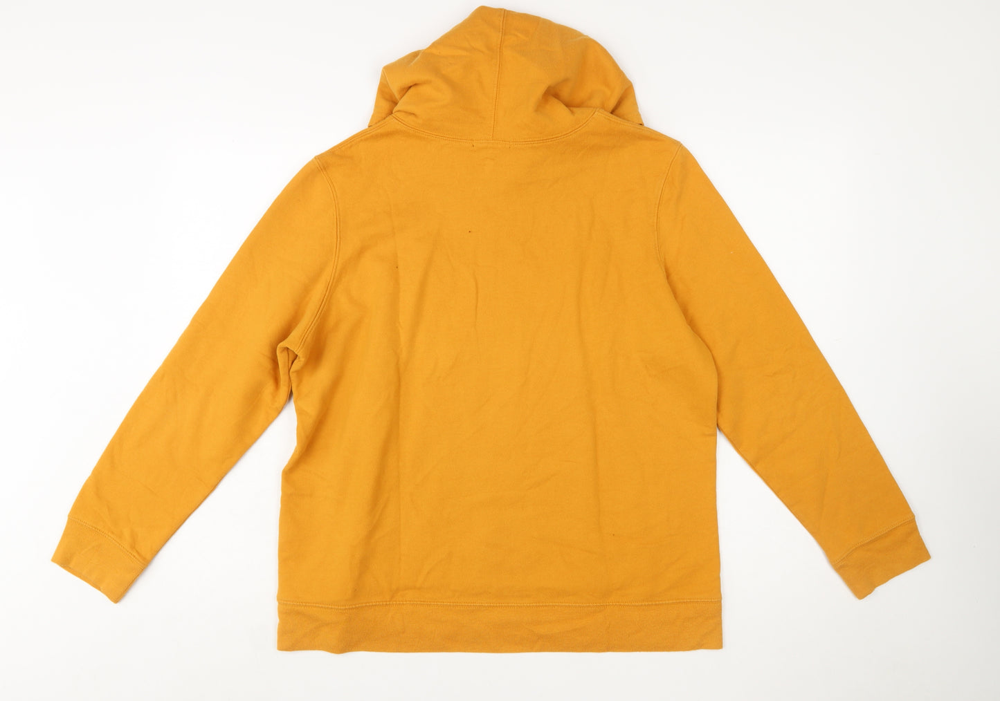 GAP Womens Mustard Yellow XL Pullover Hoodie Cotton Blend