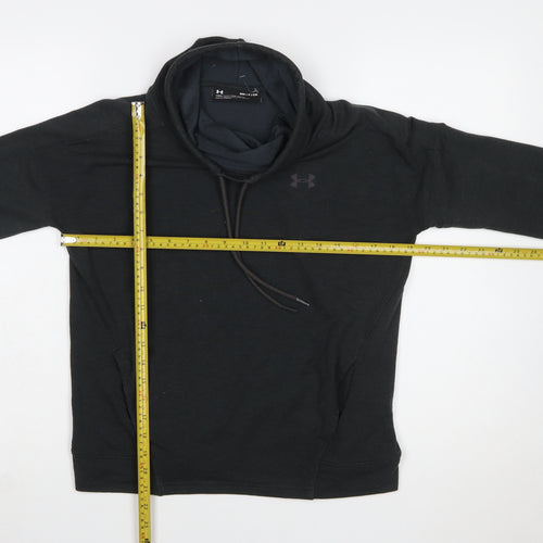 Under Armour Womens Black Small Pullover Hoodie Loose Fit Lightweight
