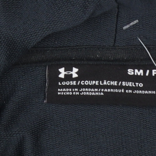 Under Armour Womens Black Small Pullover Hoodie Loose Fit Lightweight