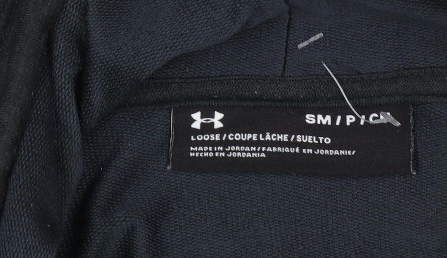 Under Armour Womens Black Small Pullover Hoodie Loose Fit Lightweight