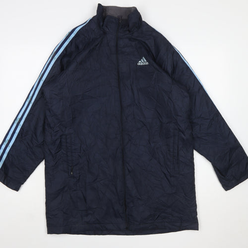 Adidas Mens Navy Blue Clima365 Lightweight Full Zip Sports Jacket Size L