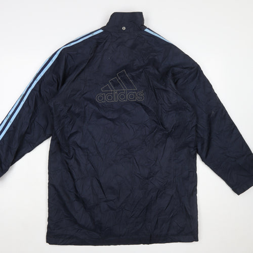 Adidas Mens Navy Blue Clima365 Lightweight Full Zip Sports Jacket Size L