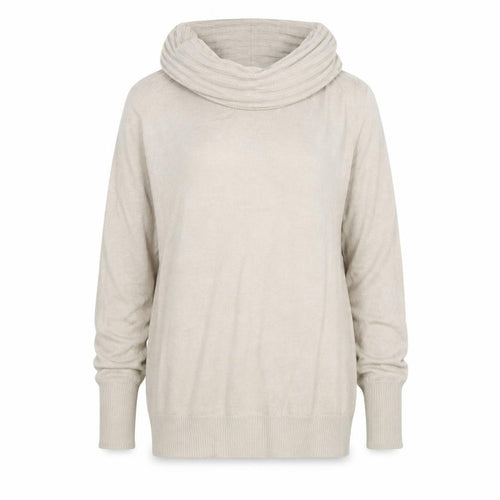 DKNY Women Beige Roll Neck Long Sleeve Wool Knit Top XS