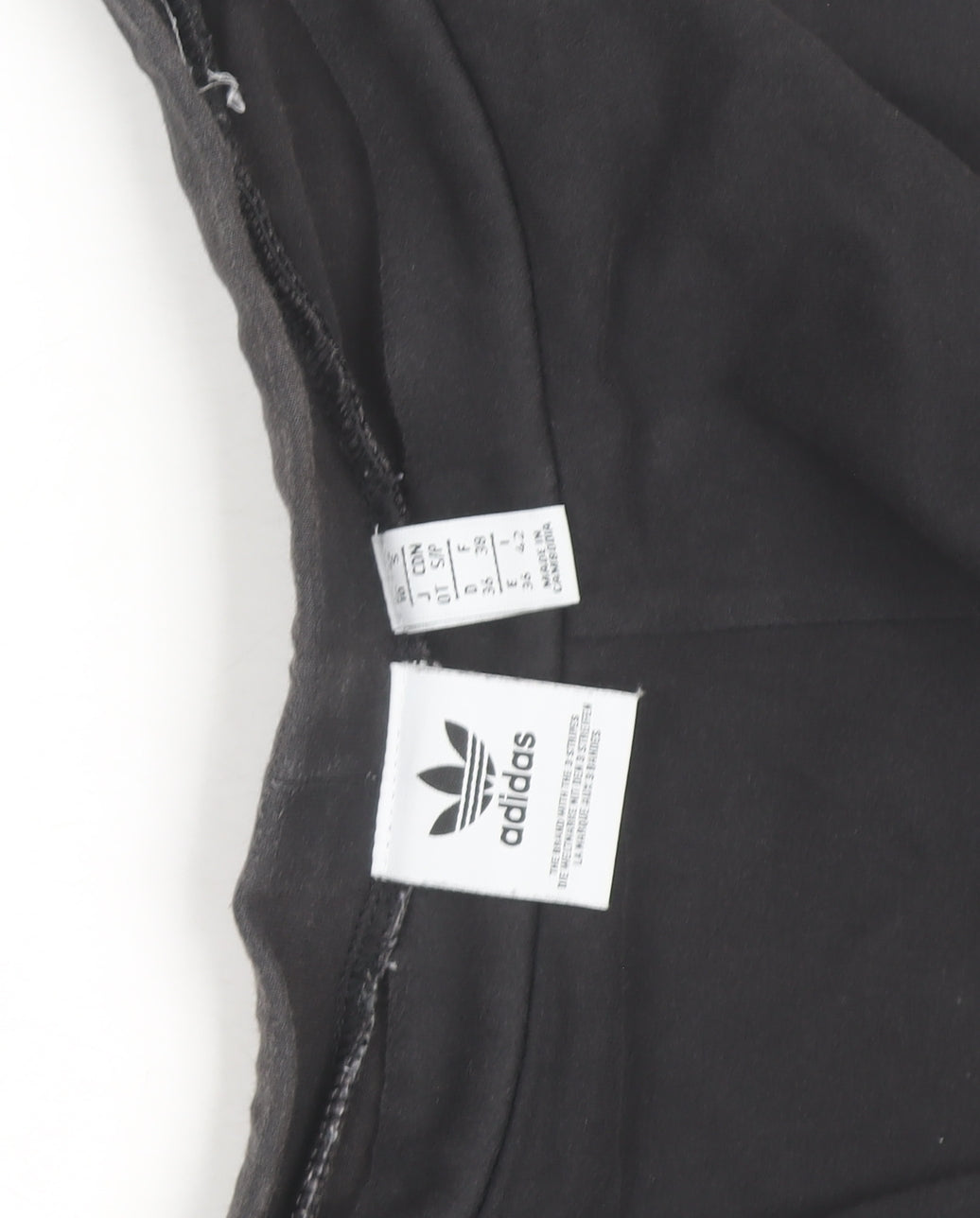 Adidas Womens Black Leggings Size 10 Slim Fit Activewear Pants