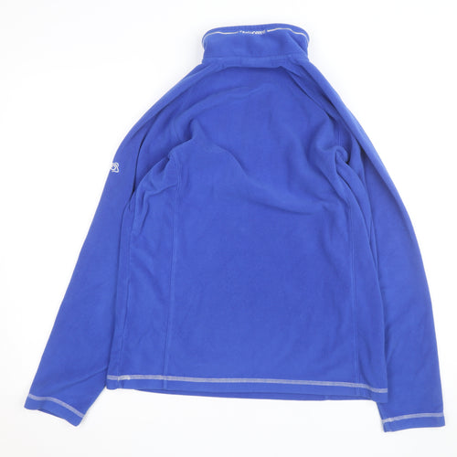 Craghoppers Women Blue Size 12 Fleece 1/2 Zip Lightweight Active Jacket
