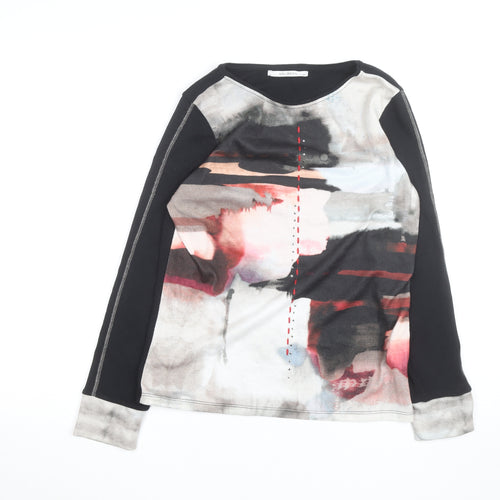 Kalisson Women Multicoloured Size 10 Crew Neck Long Sleeve Pullover Jumper