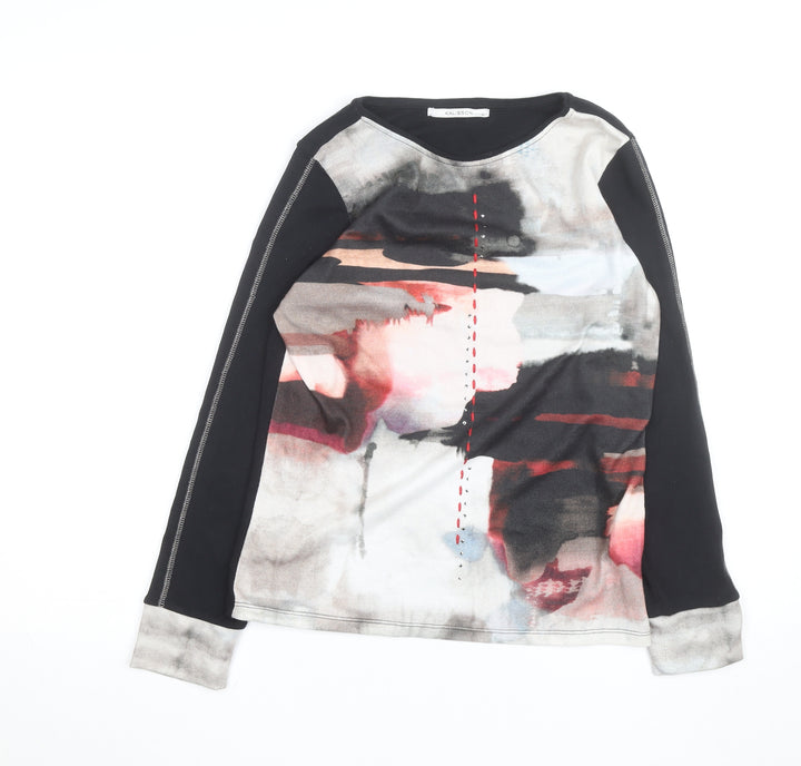 Kalisson Women Multicoloured Size 10 Crew Neck Long Sleeve Pullover Jumper