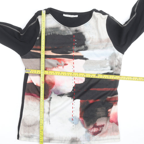 Kalisson Women Multicoloured Size 10 Crew Neck Long Sleeve Pullover Jumper