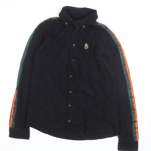 Luke Sport Black Men's Small Long Sleeve Button-Up Shirt