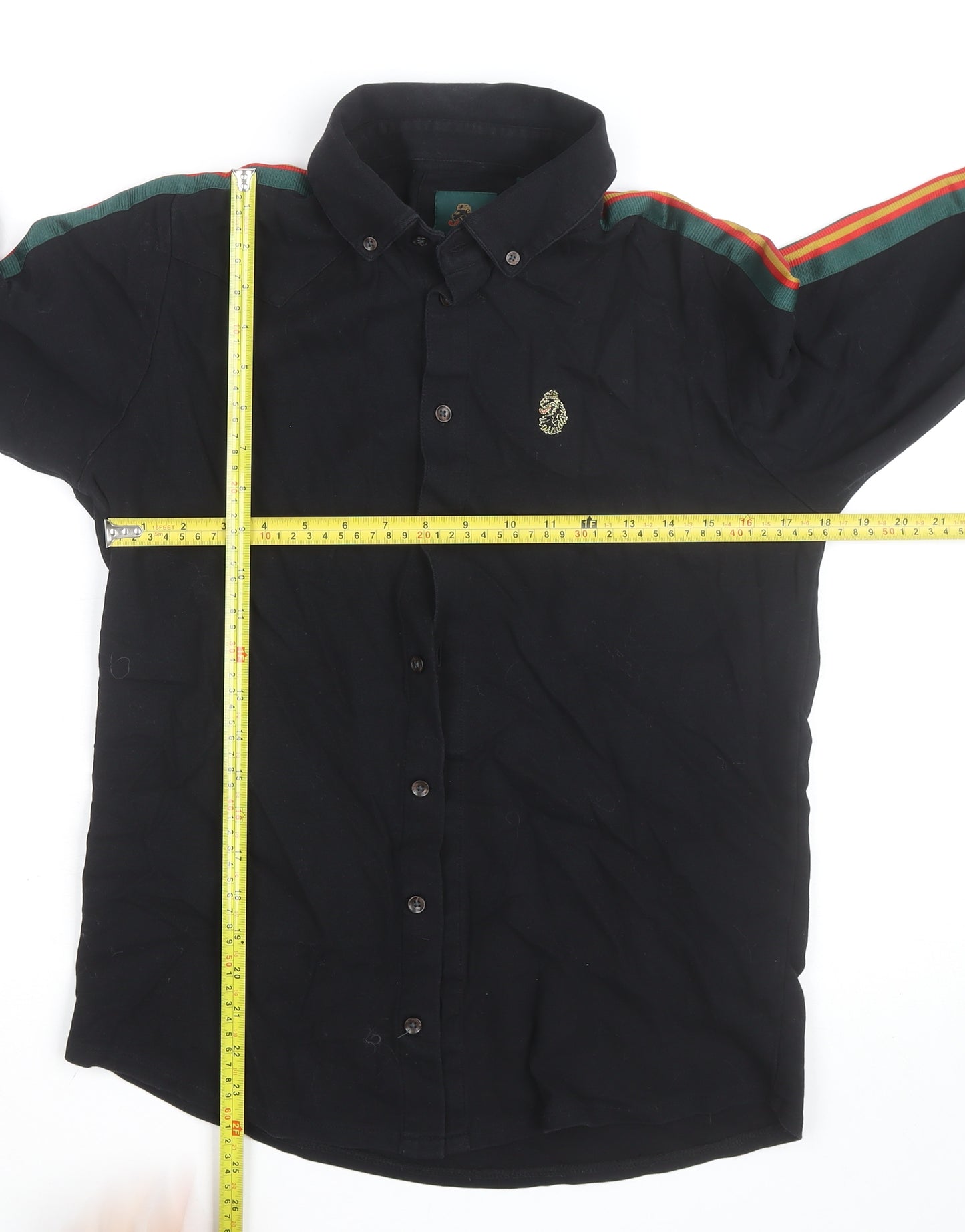 Luke Sport Black Men's Small Long Sleeve Button-Up Shirt