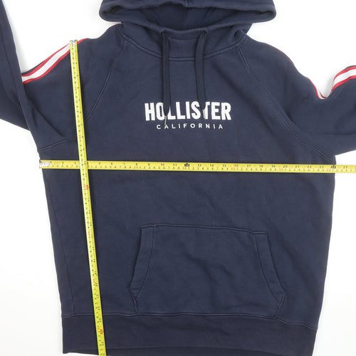 Hollister Women Blue XL Pullover Hoodie Jumper Casual Fleece