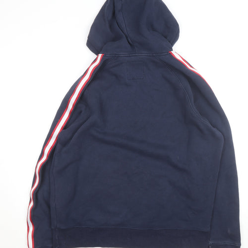 Hollister Women Blue XL Pullover Hoodie Jumper Casual Fleece