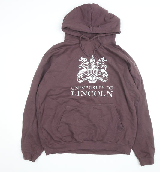 AWDis Men's Brown University of Lincoln XL Pullover Hoodie