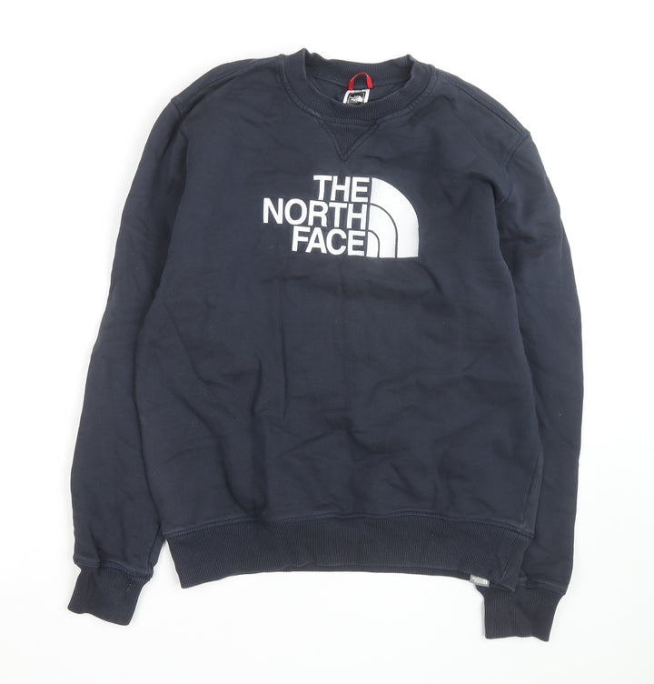 The North Face Men’s Blue Logo Pullover Sweatshirt L
