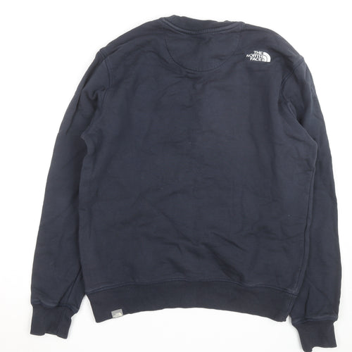 The North Face Men’s Blue Logo Pullover Sweatshirt L