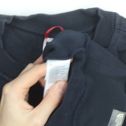The North Face Men’s Blue Logo Pullover Sweatshirt L
