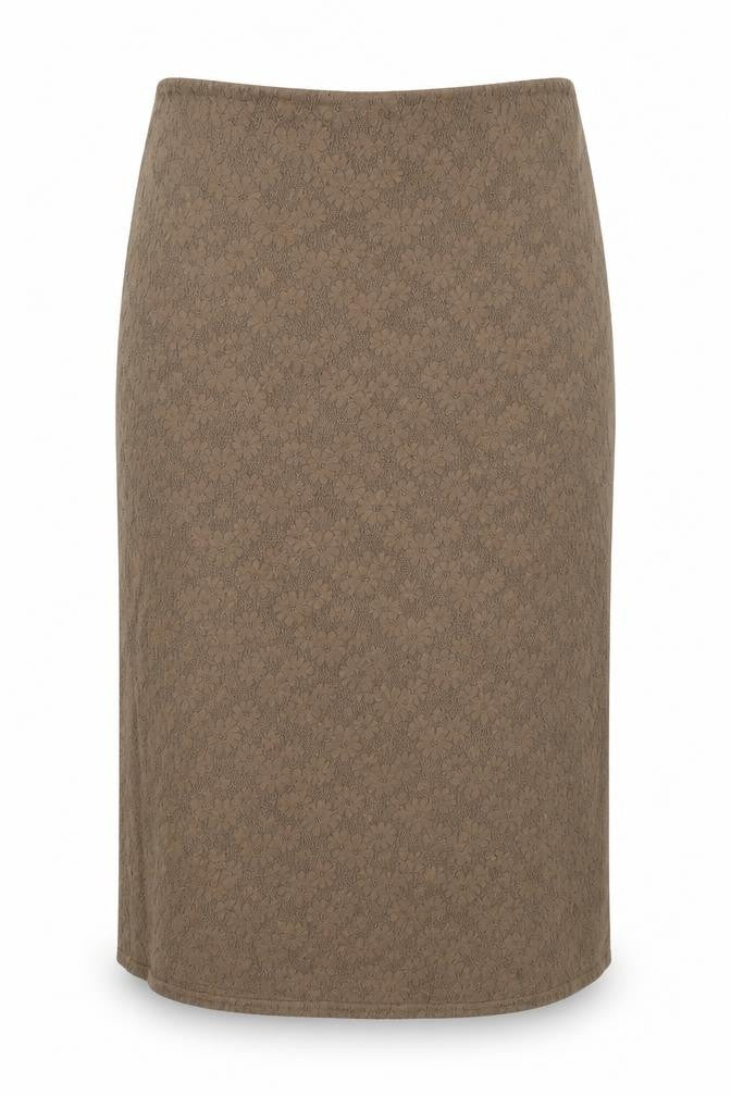 Marks and Spencer Women's Brown Lace Pencil Skirt Size 18