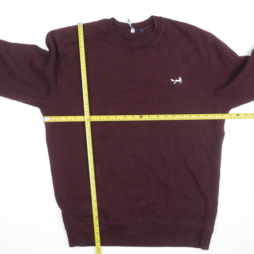 Asquith & Fox Men’s Brown Crew Neck Pullover Sweatshirt L