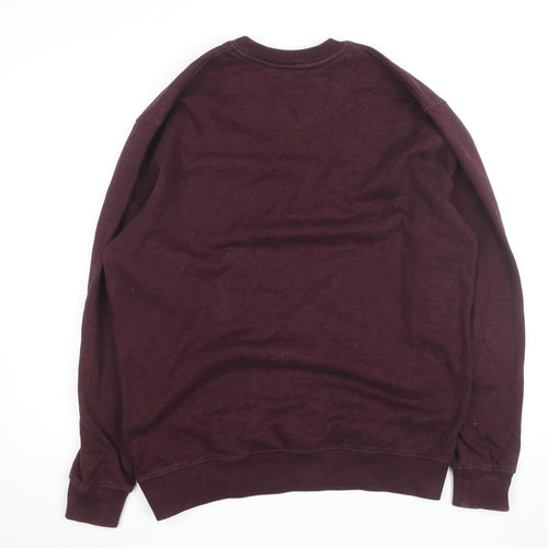Asquith & Fox Men’s Brown Crew Neck Pullover Sweatshirt L