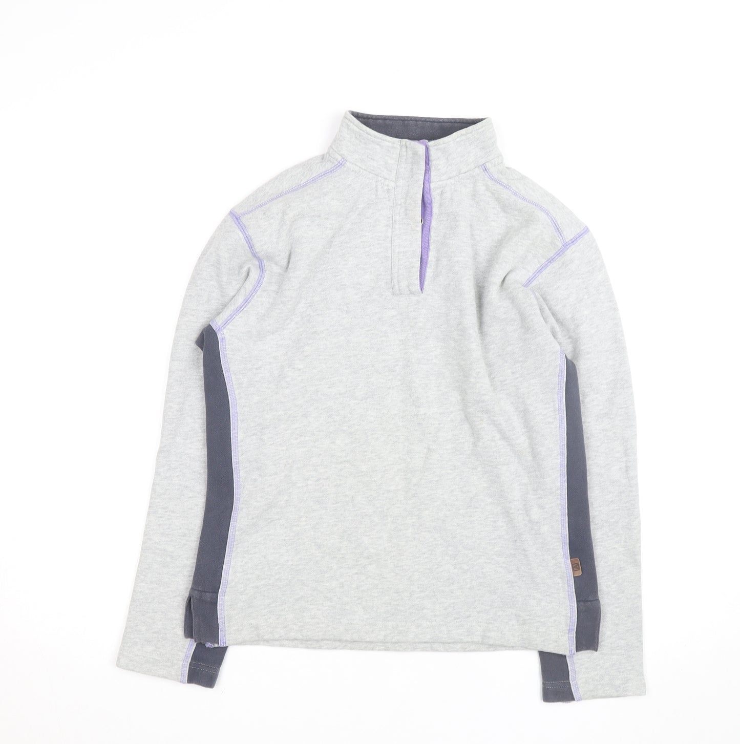 Reed Sport Women’s Grey 1/4 Zip Fleece Track Jacket Size S