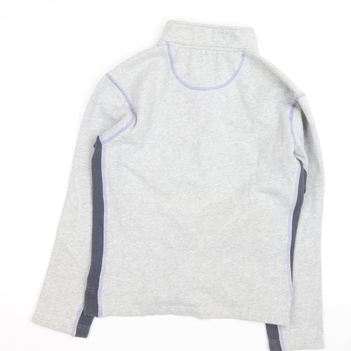 Reed Sport Women’s Grey 1/4 Zip Fleece Track Jacket Size S