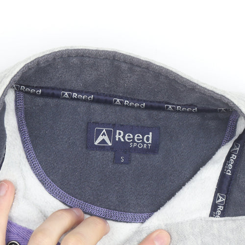 Reed Sport Women’s Grey 1/4 Zip Fleece Track Jacket Size S