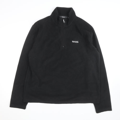 Regatta Men's Black XL 1/4 Zip Fleece Pullover Jacket
