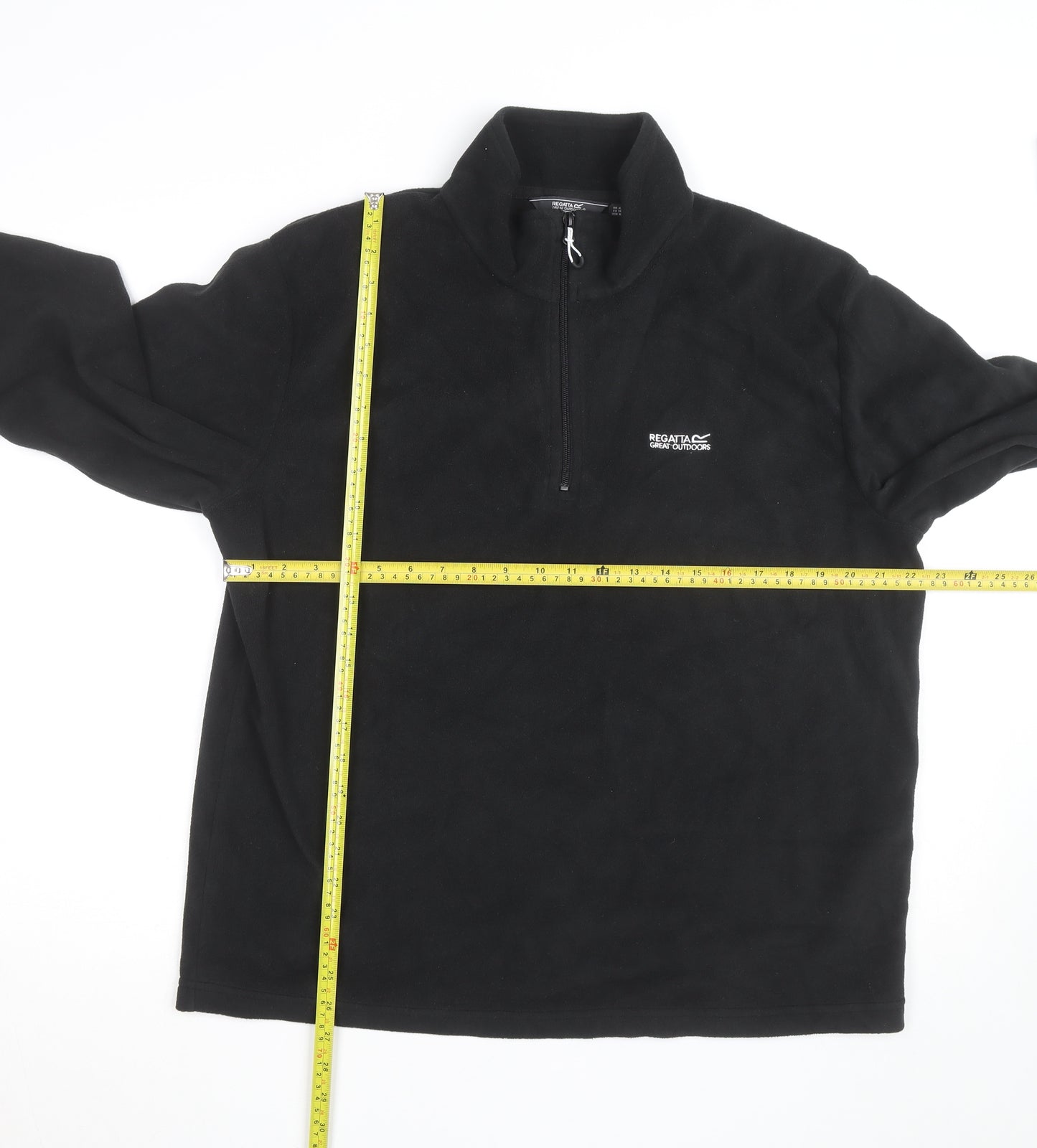 Regatta Men's Black XL 1/4 Zip Fleece Pullover Jacket