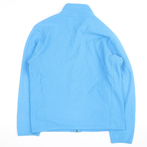 Uniqlo Women's Blue Fleece Full Zip Jacket Size M Lightweight