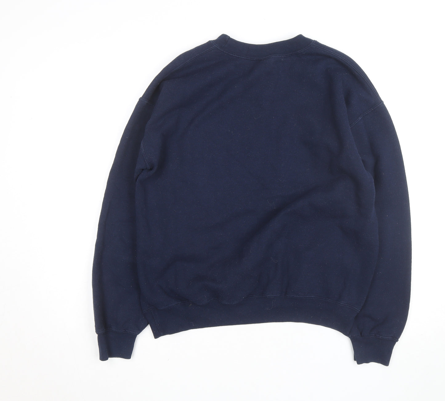 Gildan Men's Blue Buffalo New York Graphic Pullover Sweatshirt M