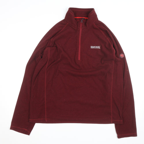 Regatta Men’s Red XL Fleece Half Zip Outdoor Activewear Jacket