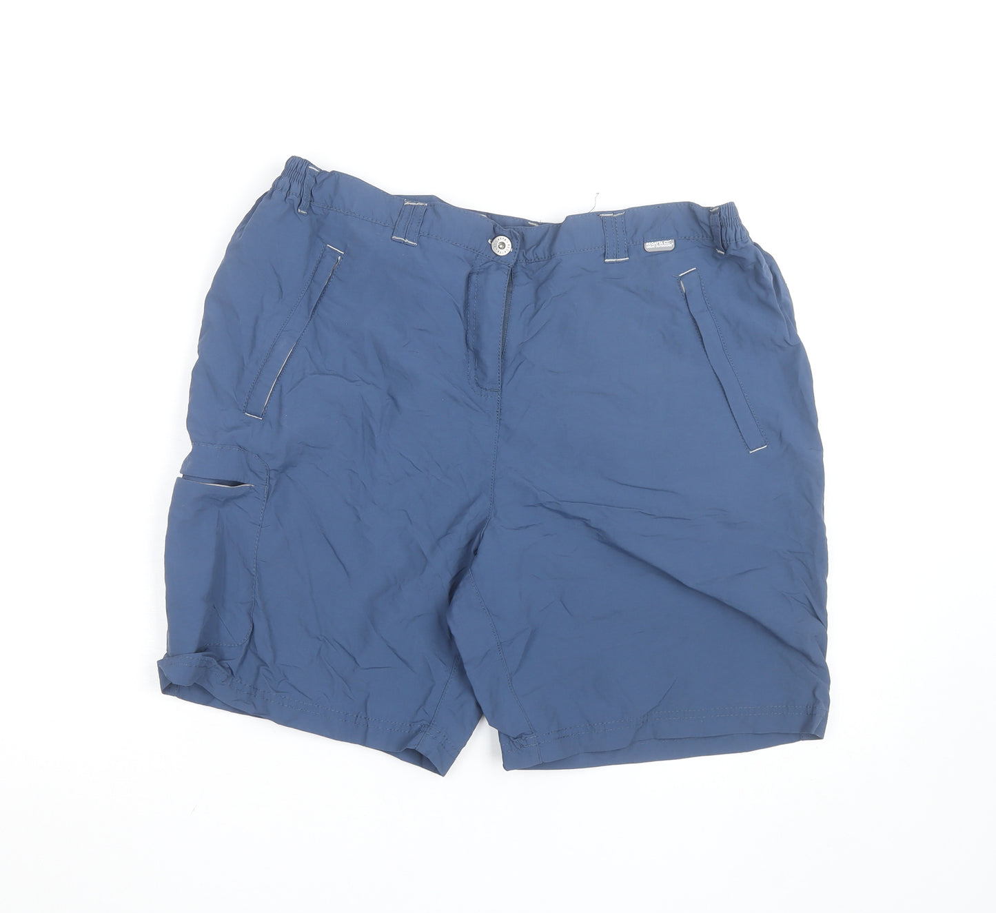 Regatta Womens Blue Size 16 Hiking Athletic Shorts Lightweight
