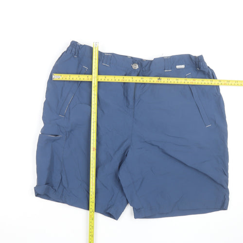 Regatta Womens Blue Size 16 Hiking Athletic Shorts Lightweight