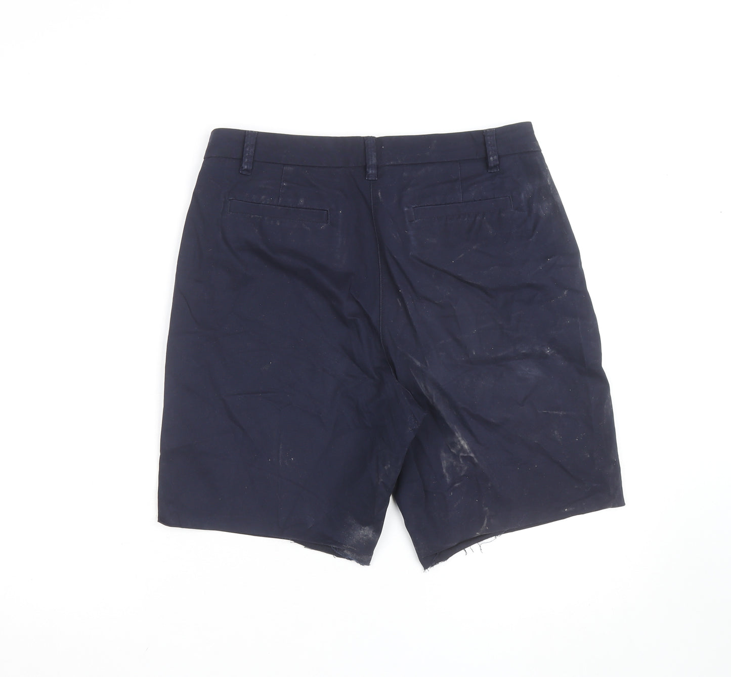Marks and Spencer Men's Blue Chino Shorts Size M Regular Fit