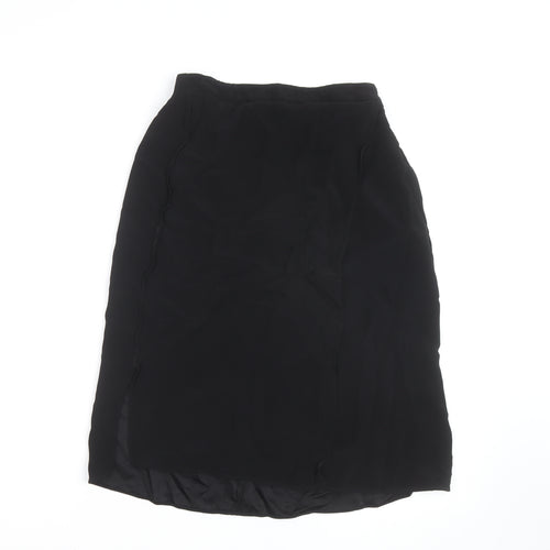 L.K. Bennett Women’s Black Petite Size 10 Pencil Midi Skirt
