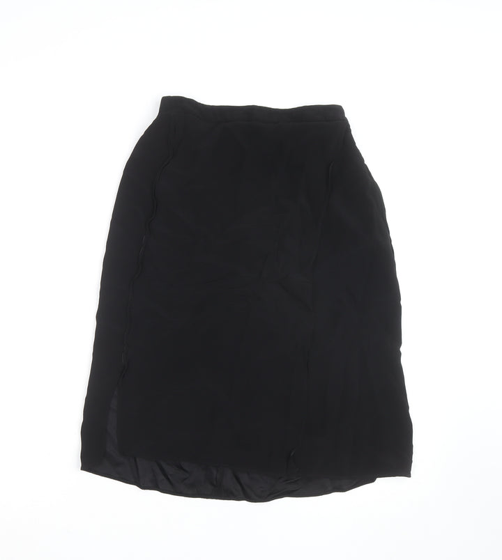 L.K. Bennett Women’s Black Petite Size 10 Pencil Midi Skirt