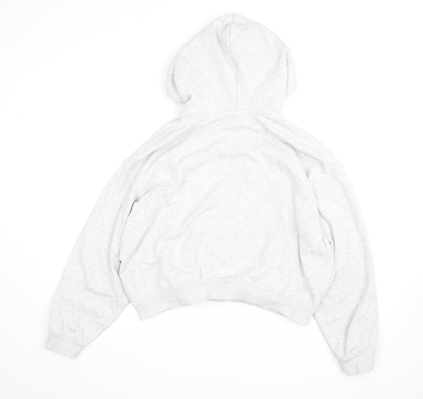 H&M Divided Womens Grey Pullover Hoodie L Portland Oregon Print